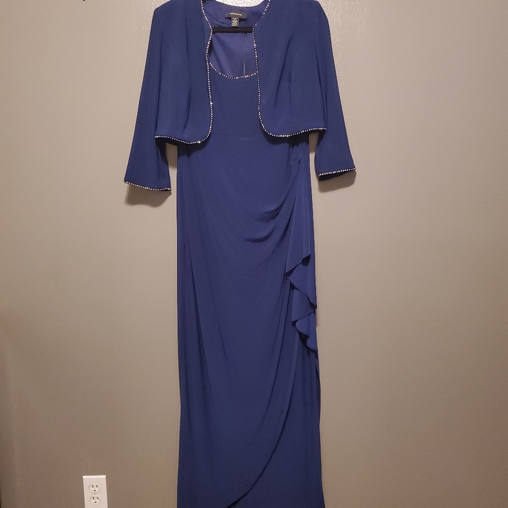 COPY - R & M Richards dark blue 2 PC  dress